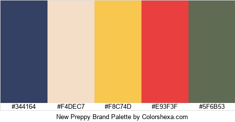 New Preppy Brand Colors Logo