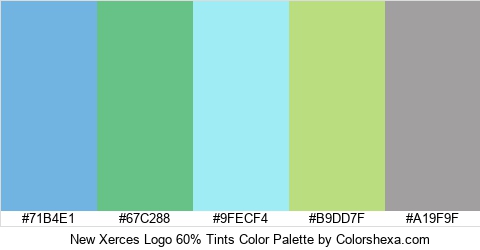 New Xerces Logo 60% Tints Color Colors Logo