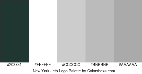 New York Jets Logo Colors Logo