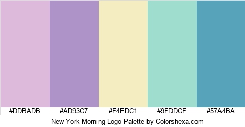 New York Morning Logo Colors Logo