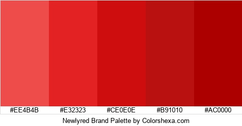 Newlyred Brand Colors Logo