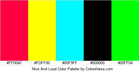 Nice And Loud Color Colors Logo