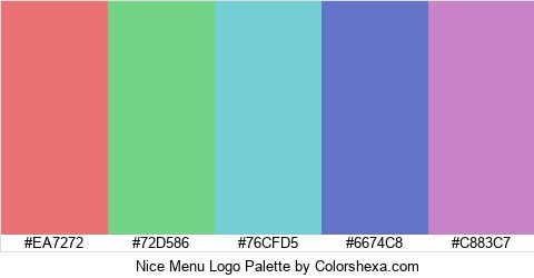 Nice Menu Logo Colors Logo