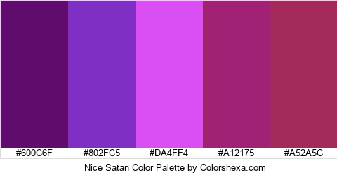 Nice Satan Color Colors Logo