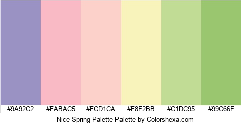 Nice Spring Palette Colors Logo