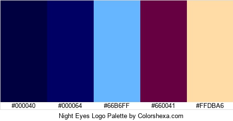 Night Eyes Logo Colors Logo