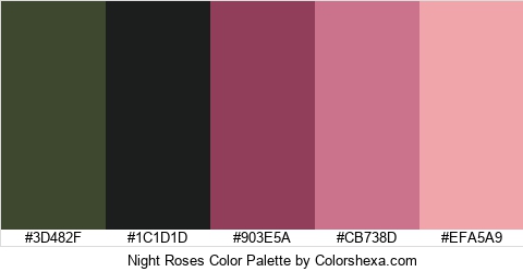 Night Roses Color Colors Logo