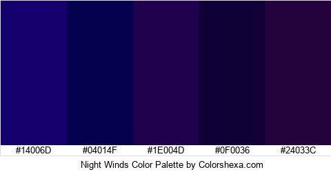 Night Winds Color Colors Logo
