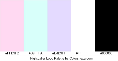 Nightcaller Logo Colors Logo