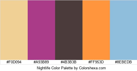 Nightlife Color Colors Logo