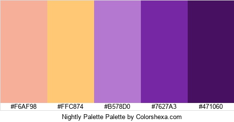 Nightly Palette Colors Logo
