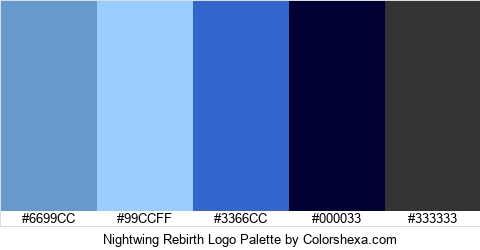 Nightwing Rebirth Logo Colors Logo