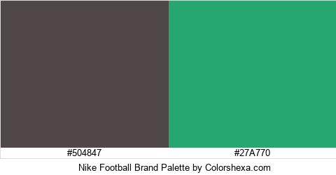 Nike Football Brand Colors Logo