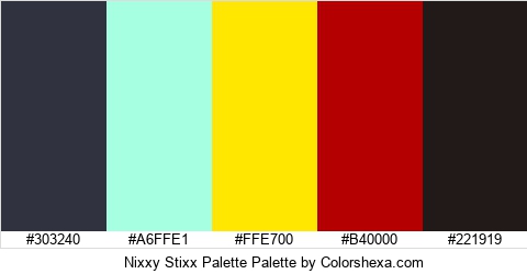 Nixxy Stixx Palette Colors Logo