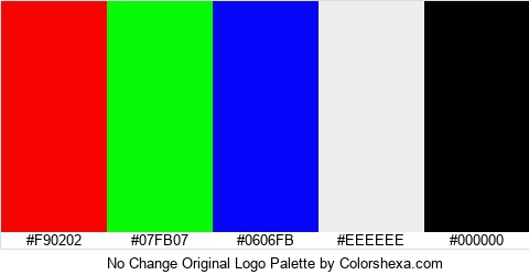 No Change Original Logo Colors Logo
