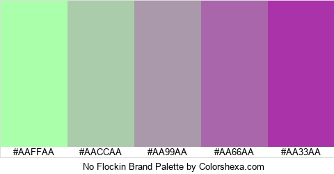 No Flockin Brand Colors Logo