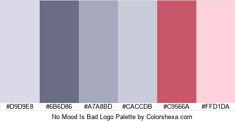 No Mood Is Bad Logo Colors Logo