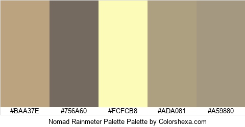 Nomad Rainmeter Palette Colors Logo