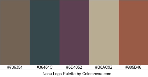 Nona Logo Colors Logo