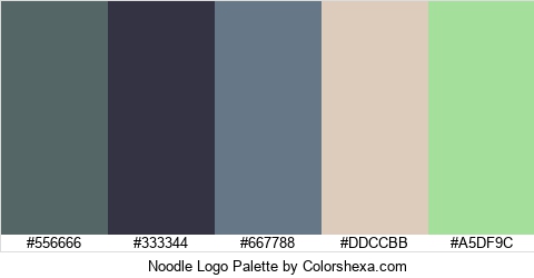 Noodle Logo Colors Logo
