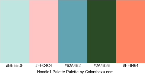 Noodle1 Palette Colors Logo