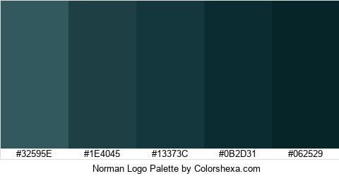 Norman Logo Colors Logo
