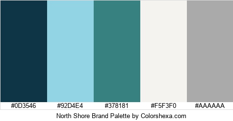 North Shore Brand Colors Logo