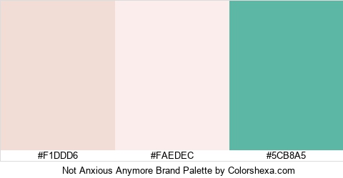 Not Anxious Anymore Brand Colors Logo