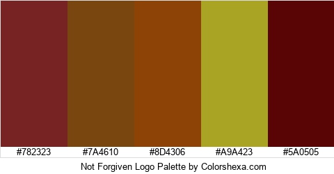 Not Forgiven Logo Colors Logo