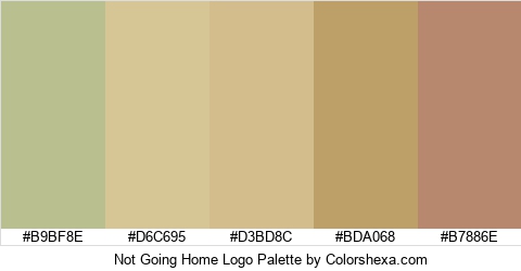 Not Going Home Logo Colors Logo