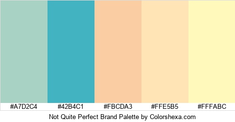 Not Quite Perfect Brand Colors Logo