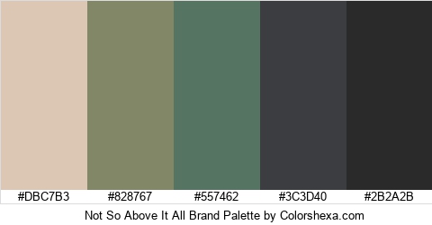 Not So Above It All Brand Colors Logo