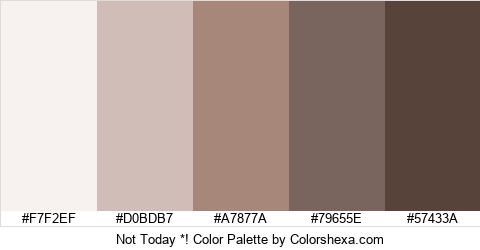 Not Today *! Color Colors Logo