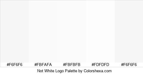 Not White Logo Colors Logo