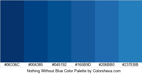 Nothing Without Blue Color Colors Logo