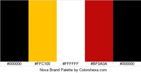 Nova Brand Colors Logo
