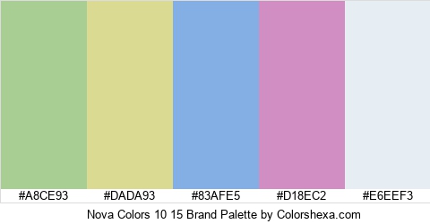 Nova Colors 10 15 Brand Colors Logo