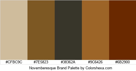 Novemberesque Brand Colors Logo