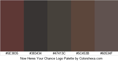 Now Heres Your Chance Logo Colors Logo