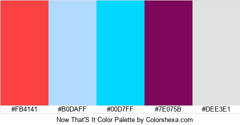 Now That'S It Color Colors Logo