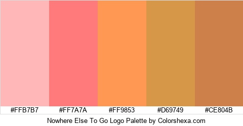 Nowhere Else To Go Logo Colors Logo