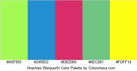 Nrashiex Werquorth Color Colors Logo