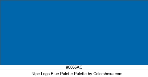 Ntpc Logo Blue Palette Colors Logo