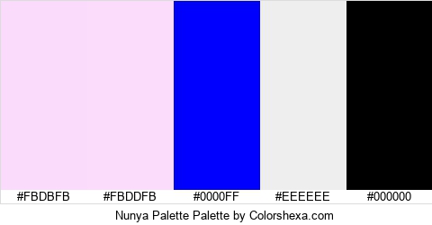 Nunya Palette Colors Logo