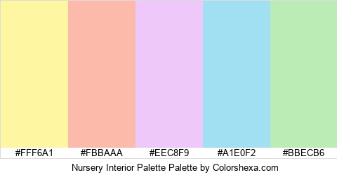 Nursery Interior Palette Colors Logo