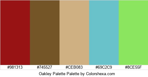 Oakley Palette Colors Logo