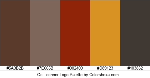 Oc Techner Logo Colors Logo