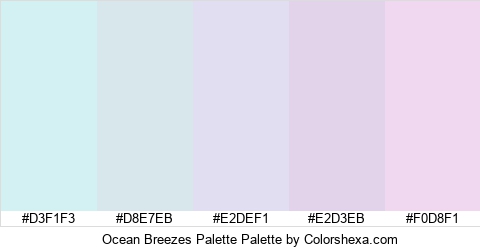 Ocean Breezes Palette Colors Logo