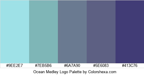 Ocean Medley Logo Colors Logo