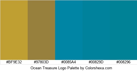Ocean Treasure Logo Colors Logo